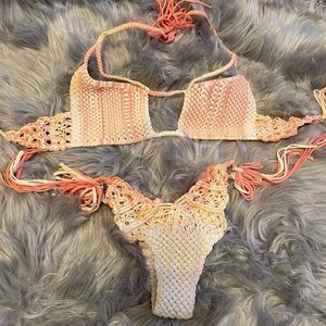 SOLD Cheeky Crochet Brazilian Bikini